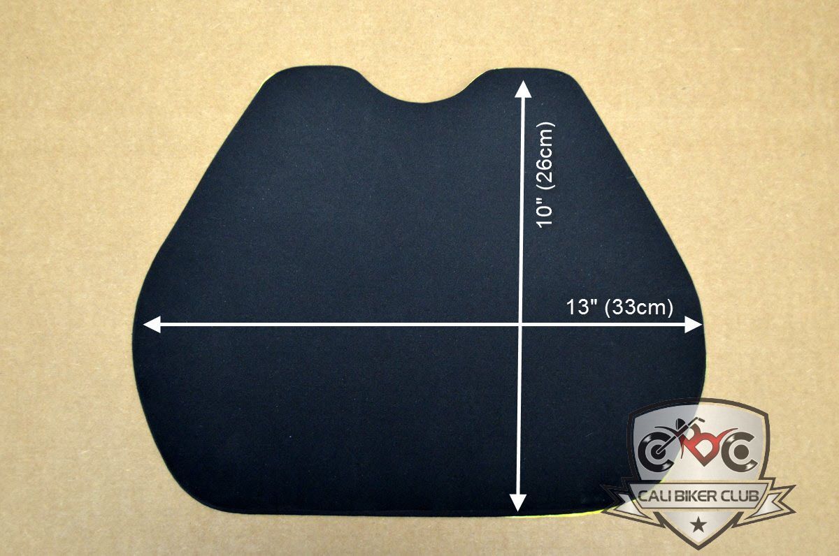 Motorcycle Race Racing Foam Black Seat Pad Universal 3/4" Thick